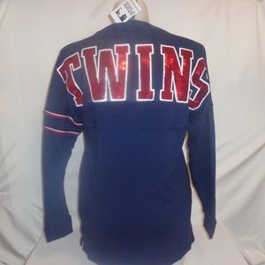 VS Pink M Sweatshirt Minnesota Twins Bling Tunic